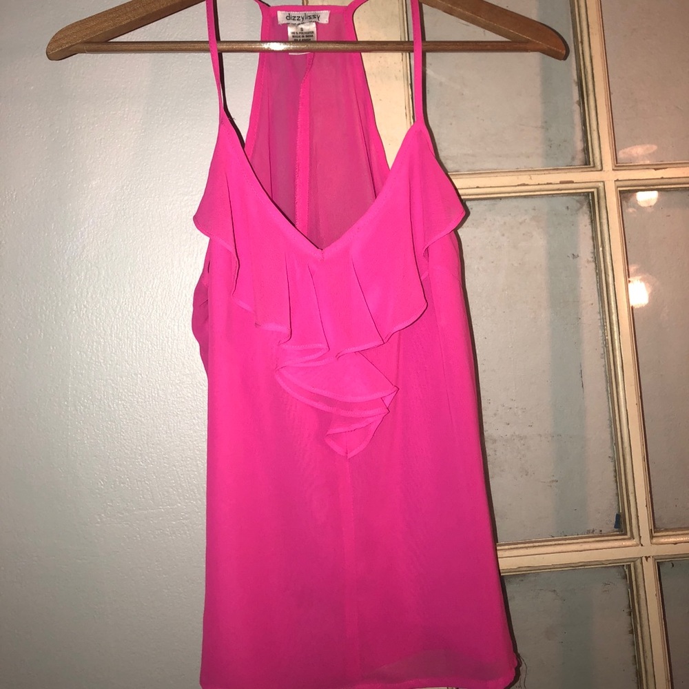 Pink tank top